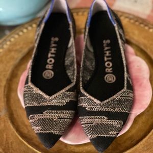 Rothys in metallic Gold 6.5